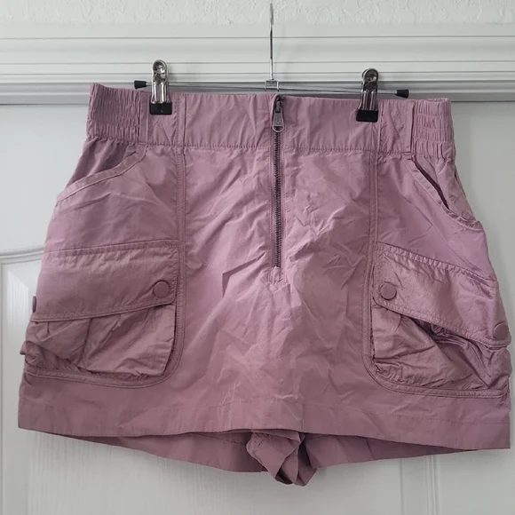 Free People Movement Thru Hiker Cargo Pink Skort - XL EUC - Picture 3 of 7
